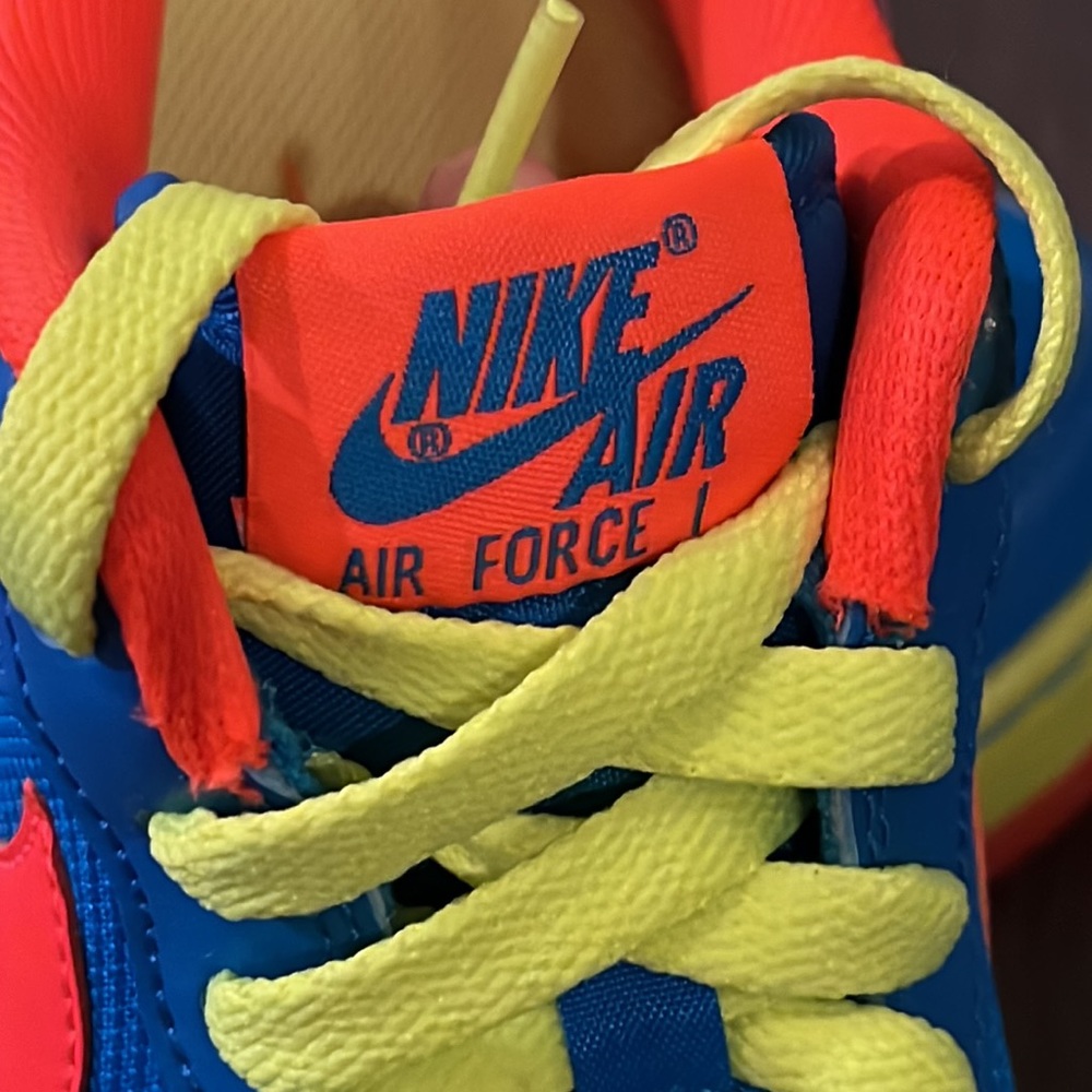 Nike Air Force 1 One GS Shoes Sneakers new 596728 424 Youth Boys Girls Size 5 - Picture 9 of 16